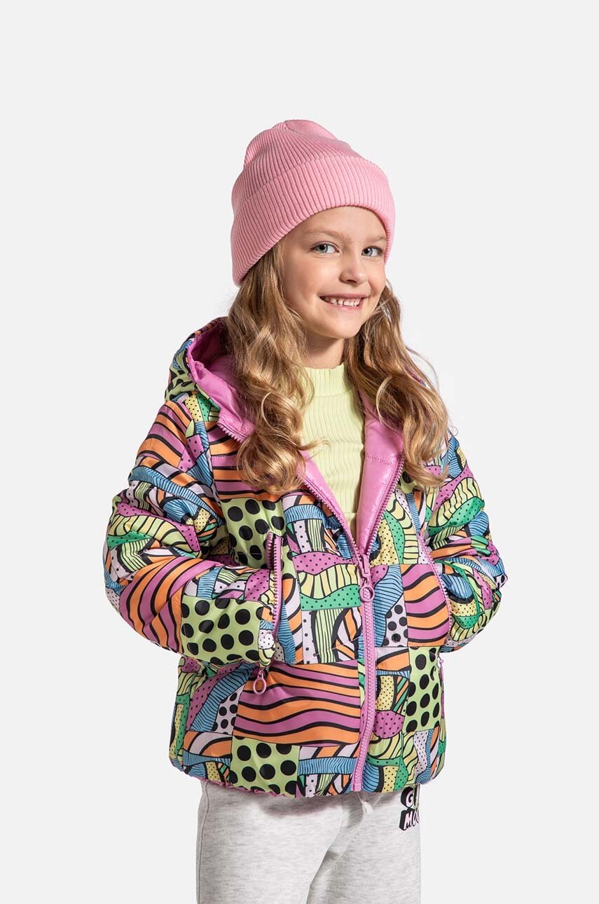 

Детско яке с две лица Coccodrillo в розово OUTERWEAR GIRL KIDS, Розов