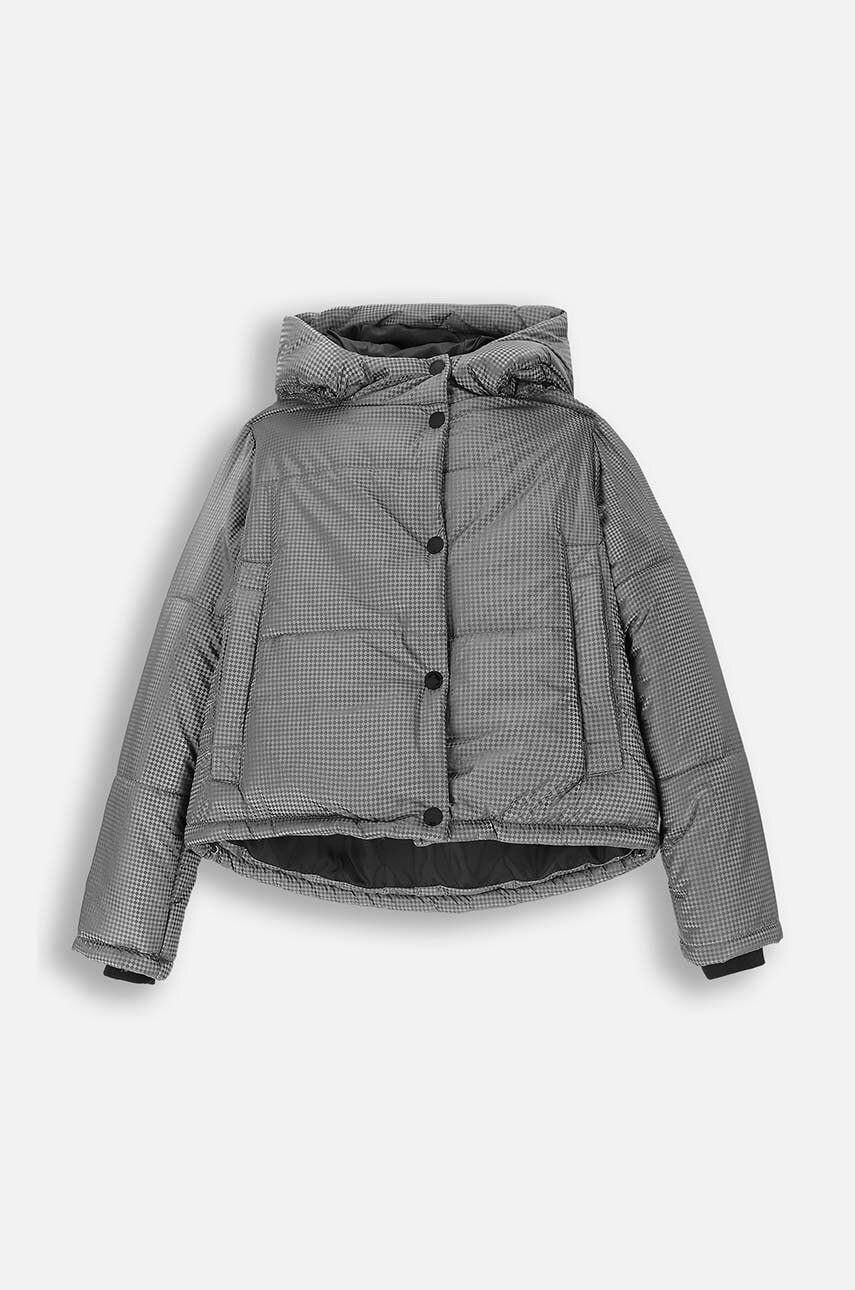 Coccodrillo geaca copii culoarea argintiu, OUTERWEAR GIRL KIDS Coccodrillo geaca copii culoarea argintiu, OUTERWEAR GIRL KIDS