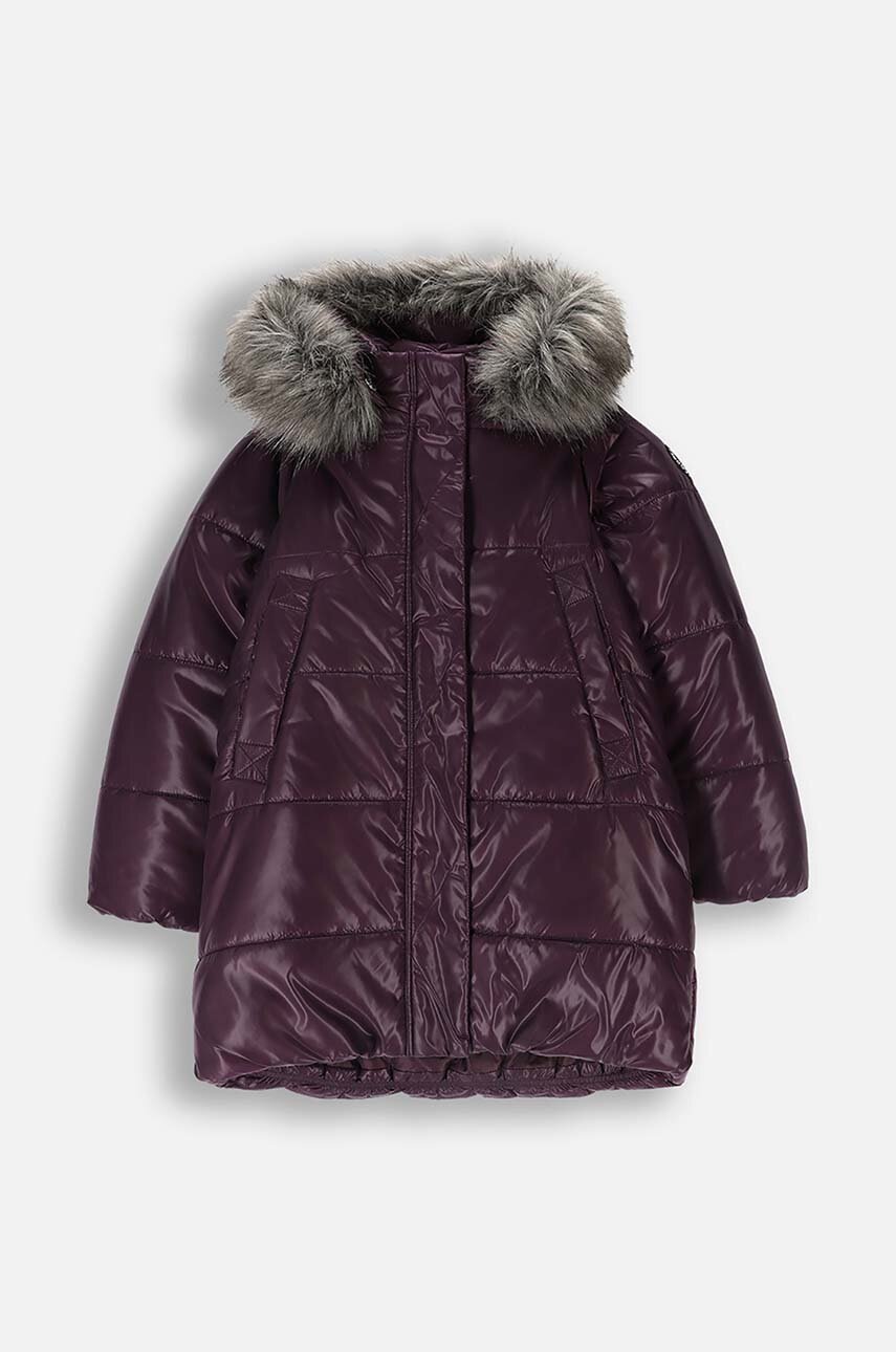 

Детско яке Coccodrillo в лилаво OUTERWEAR GIRL KIDS, Виолетов