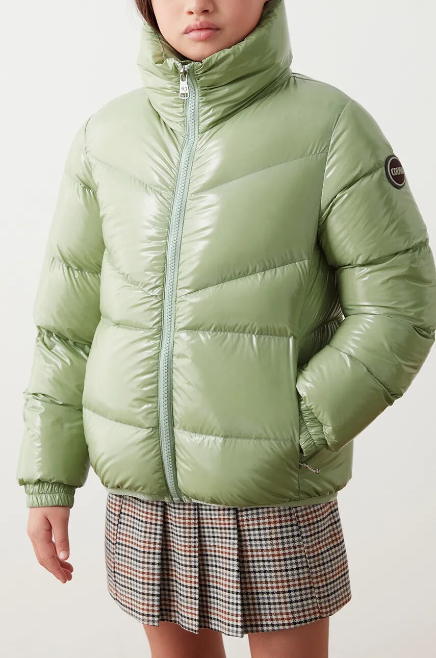 Colmar geaca de puf pentru copii GLOWER culoarea verde, 3401.8XV Colmar geaca de puf pentru copii GLOWER culoarea verde, 3401.8XV