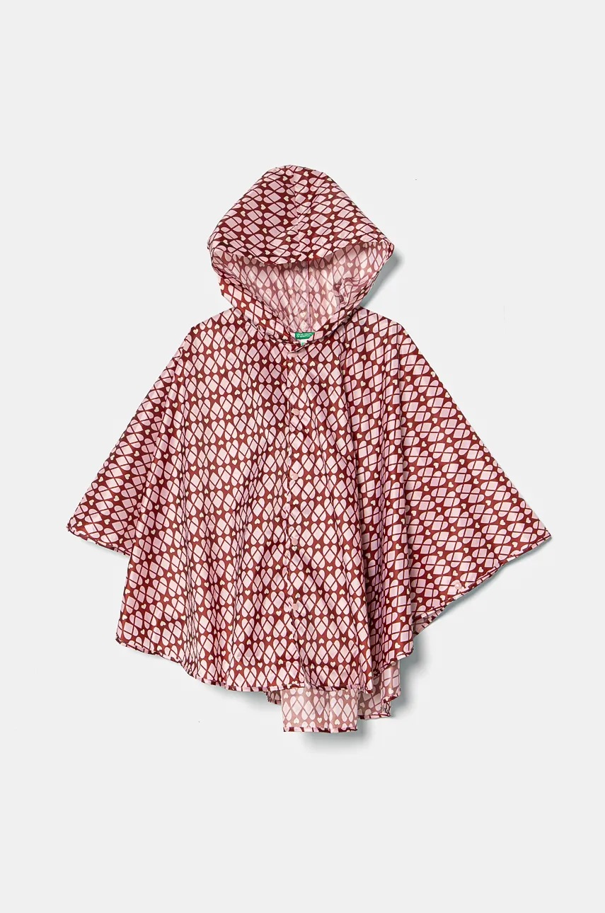 

Детски дъждобран United Colors of Benetton в бордо 63QVCU00R