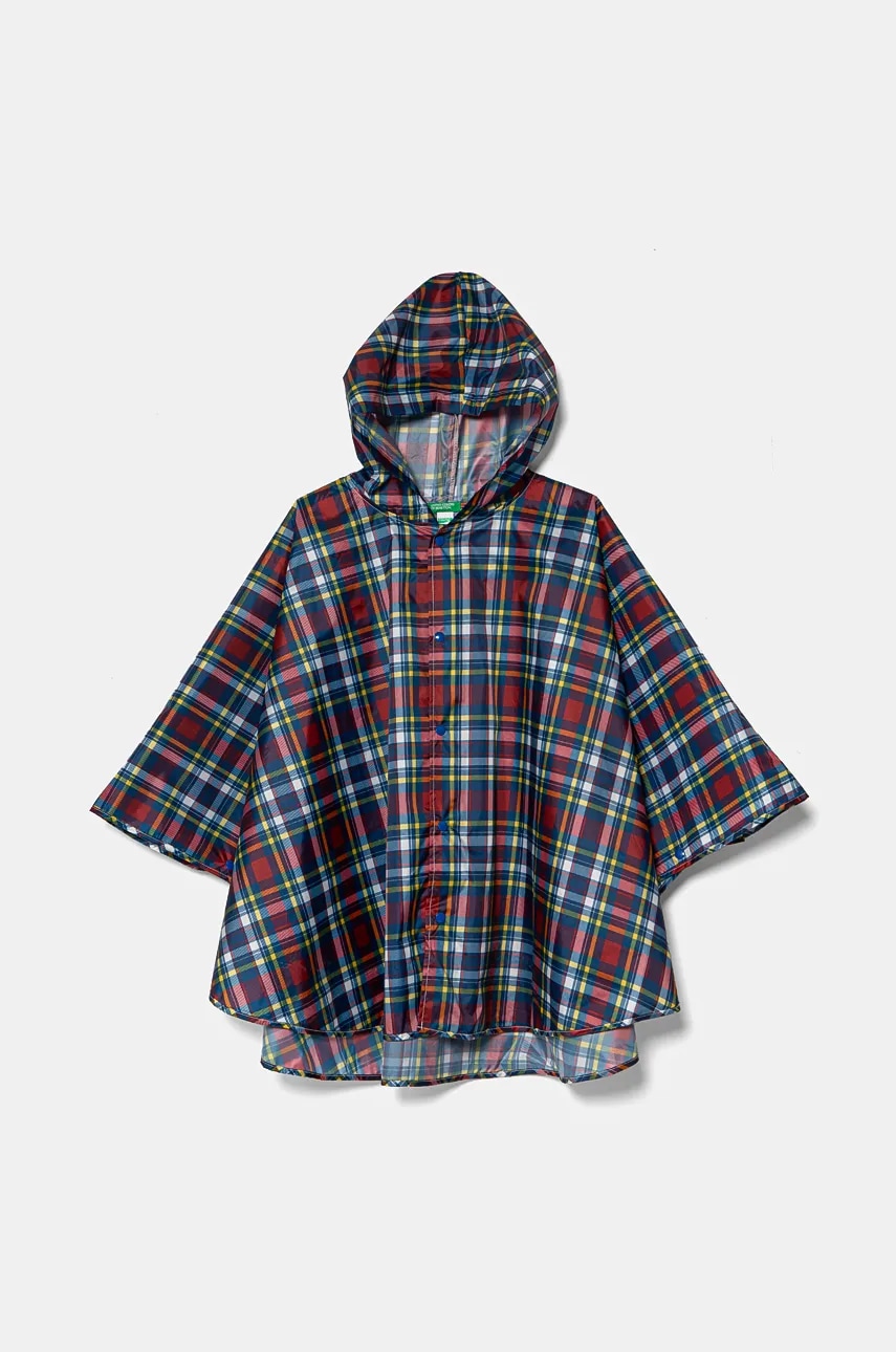 United Colors of Benetton palton de ploaie copii culoarea bordo, 63QVCU00R United Colors of Benetton palton de ploaie copii culoarea bordo, 63QVCU00R