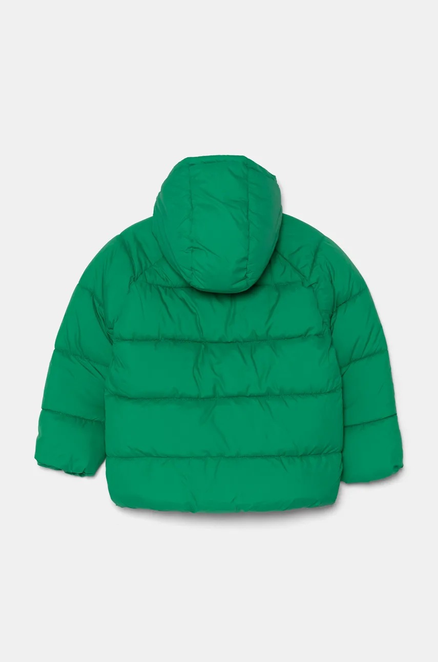 Дитяча куртка United Colors of Benetton колір зелений 2WU0CN052