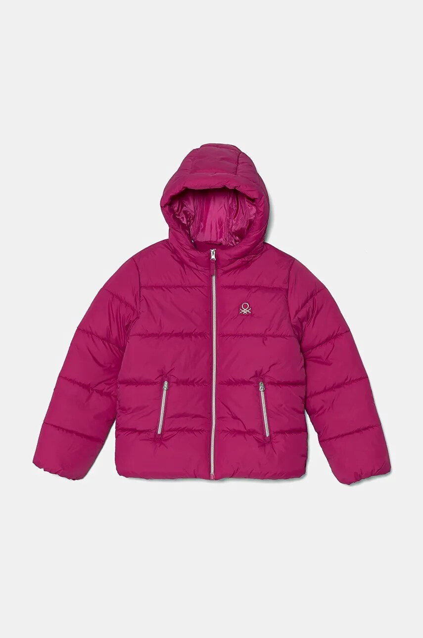 United Colors of Benetton geaca copii culoarea roz, 2LETCN04Y