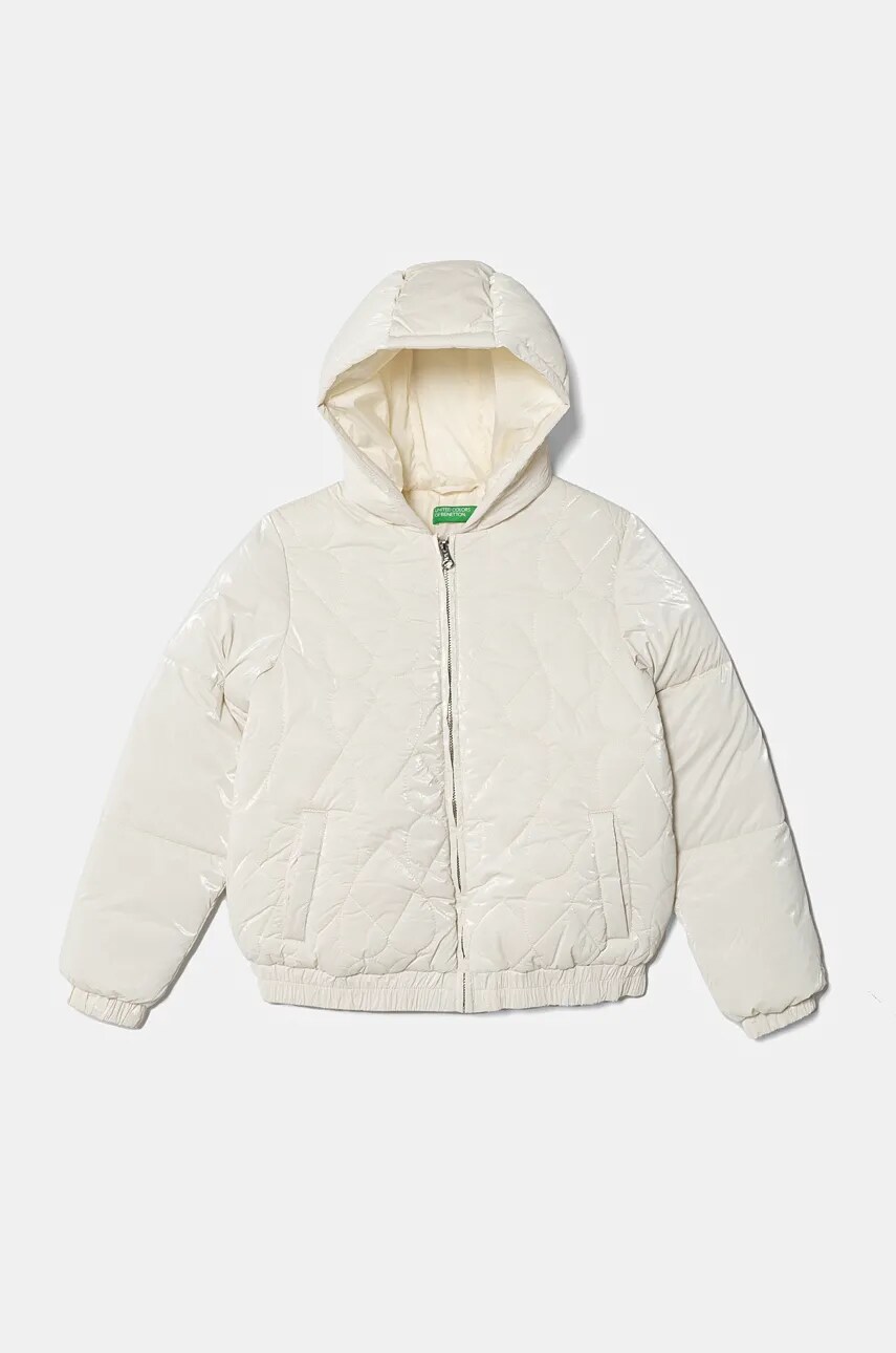 United Colors of Benetton geaca copii culoarea bej, 27WYCN05A