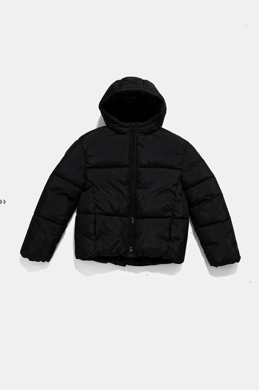 United Colors of Benetton geaca copii culoarea negru, 2SJ1CN05D