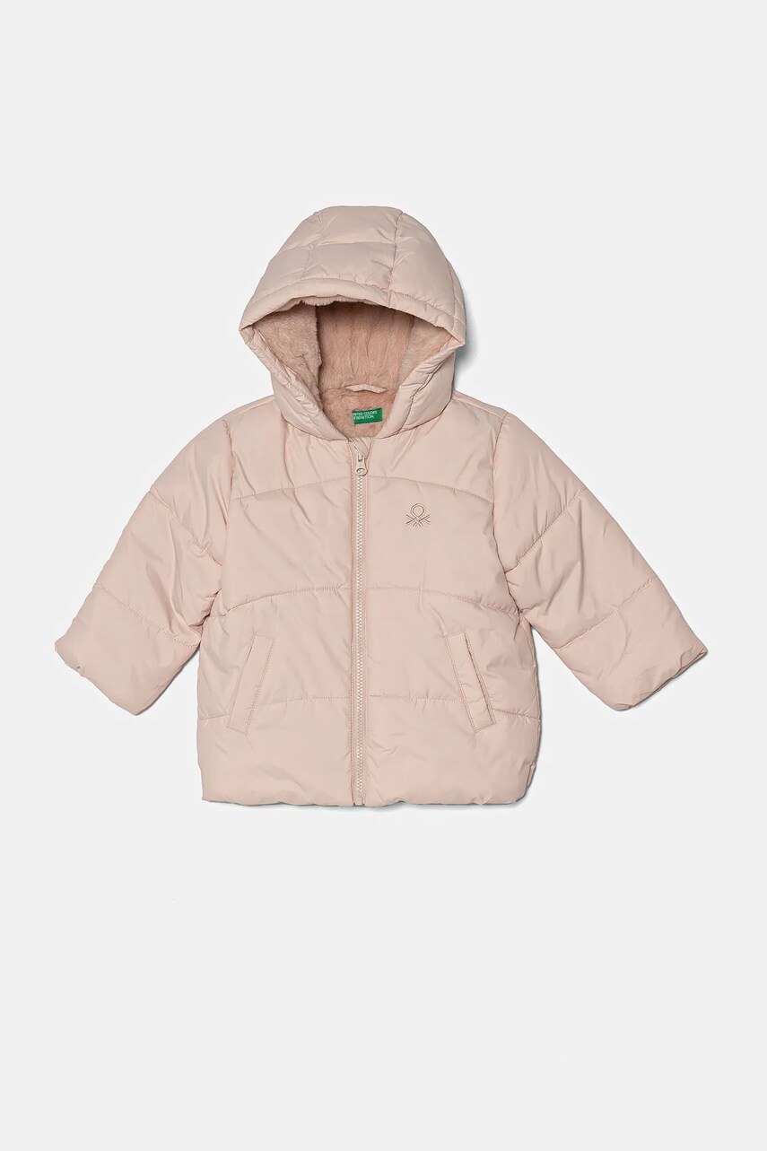 United Colors of Benetton geaca copii culoarea bej, 2SJ1GN03I
