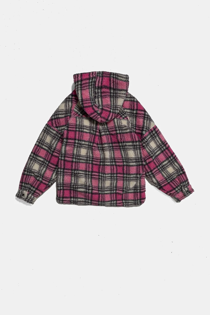 Детская куртка United Colors of Benetton цвет розовый 29J8CN05O