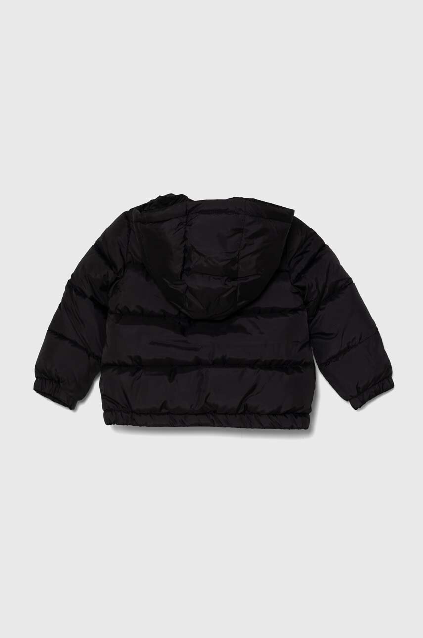 Дитяча куртка Guess колір чорний N4YL10 WGB60