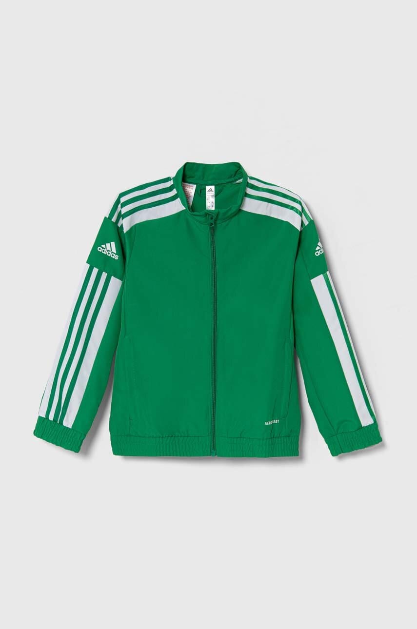 adidas Performance bluza copii SQ21 PREKT culoarea verde, modelator, GP6440 adidas Performance bluza copii SQ21 PREKT culoarea verde, modelator, GP6440