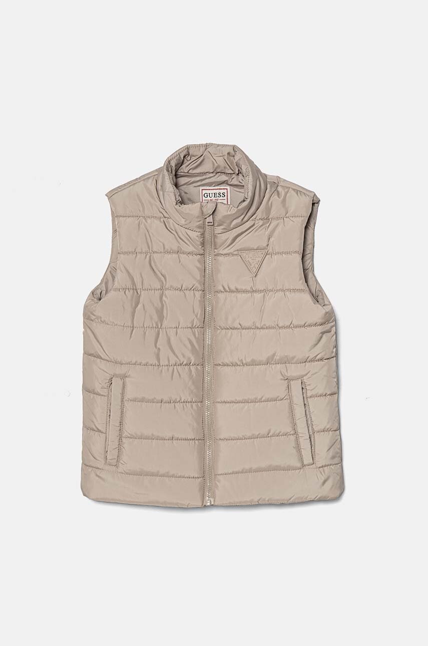 

Детски елек Guess в бежово H4YT01 WCFM0, Бежов