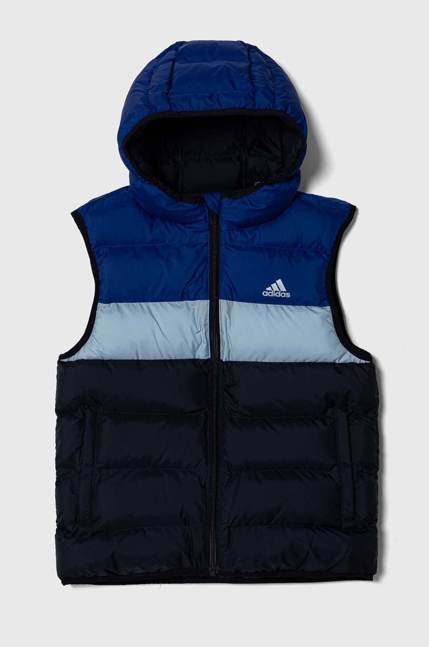 adidas vesta copii J SD VEST culoarea albastru marin, IV9506