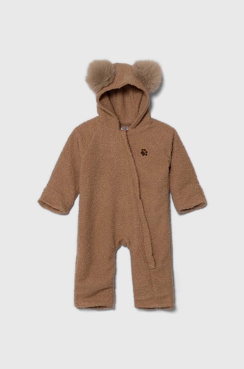 Jamiks combinezon bebe ALLAM IIA culoarea maro, JZH093
