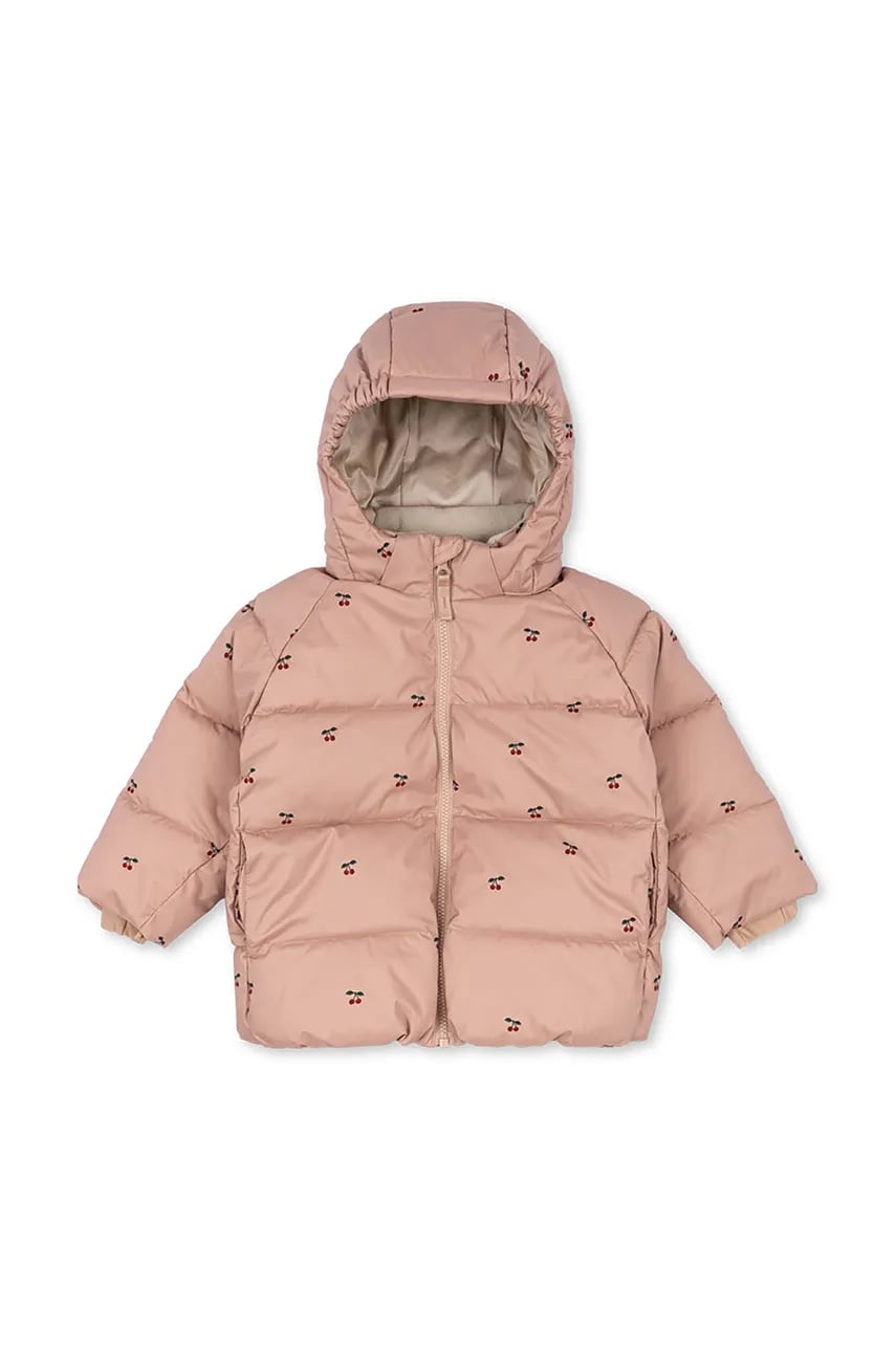 Konges Sløjd geaca copii NUKA JACKET GRS culoarea portocaliu, KS101204 Konges Sløjd geaca copii NUKA JACKET GRS culoarea portocaliu, KS101204
