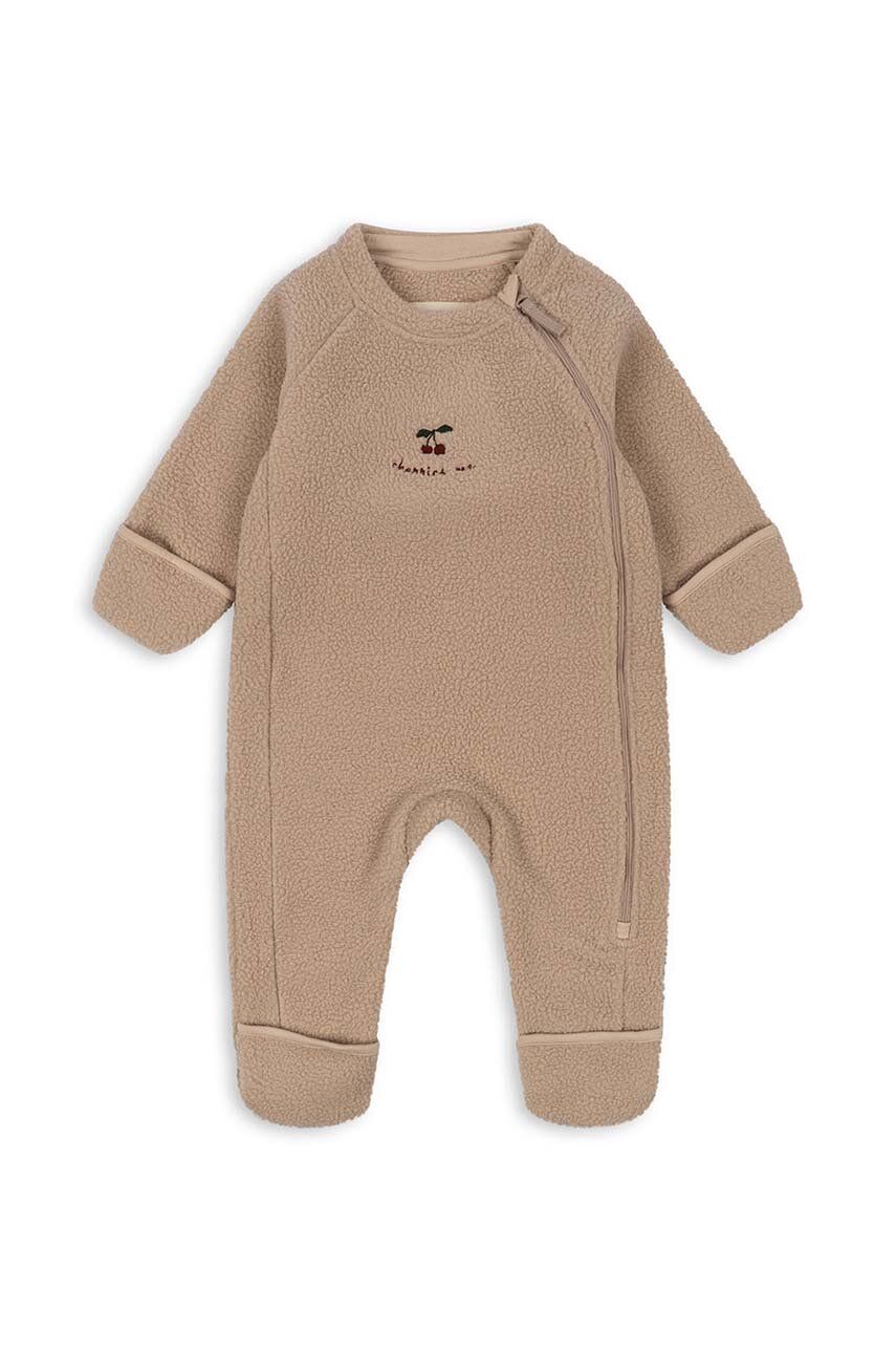 Konges Sløjd costum bebe SAFA ONESIE GRS culoarea maro, KS101294