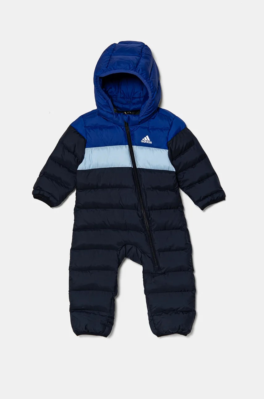 adidas salopeta copii I SNOWSUIT culoarea albastru marin, IV9513 adidas salopeta copii I SNOWSUIT culoarea albastru marin, IV9513
