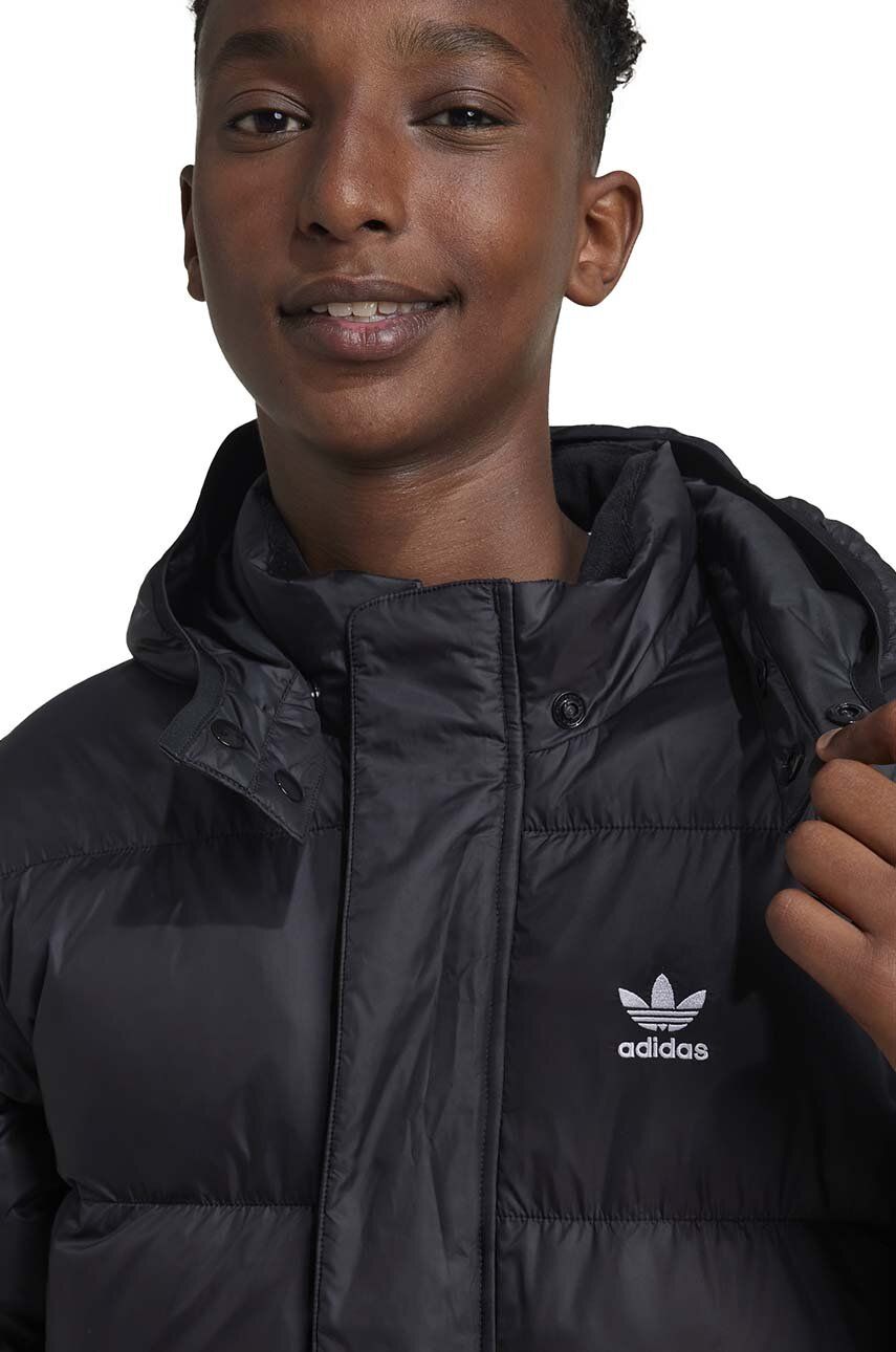 Dječja Pernata Jakna Adidas Originals DOWNACKET ELO Boja: Crna, IY7498