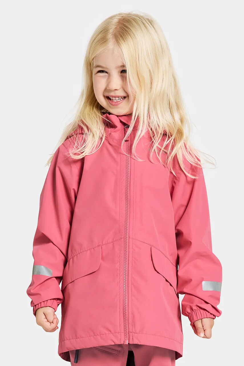 Didriksons geaca copii NORMA KIDS JKT culoarea roz, 505264