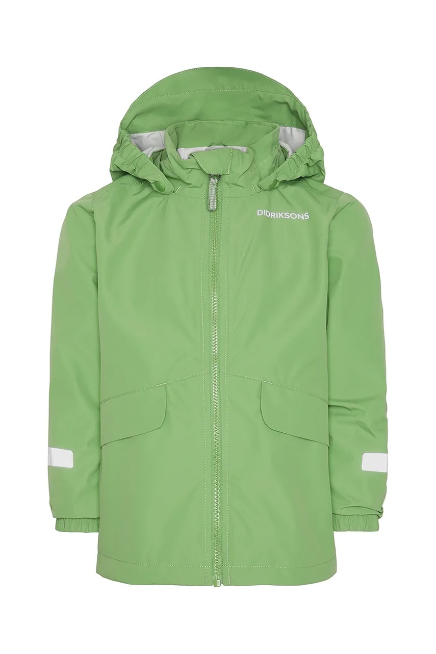Дитяча куртка Didriksons NORMA KIDS JKT колір зелений 505264