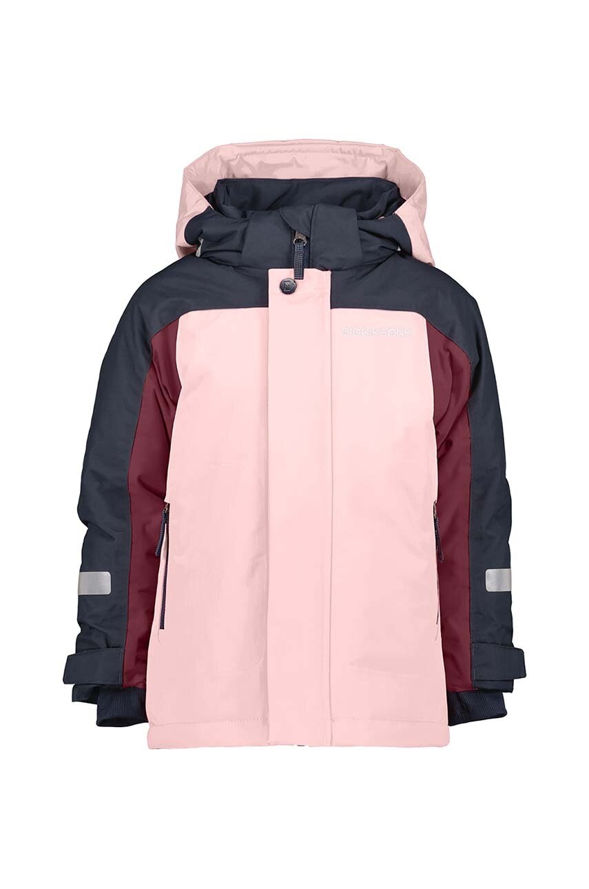 Дитяча куртка Didriksons NEPTUN KIDS JKT колір рожевий 505472