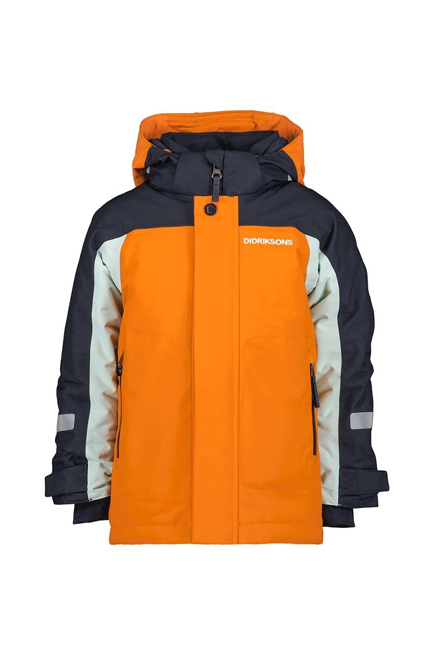 Дитяча куртка Didriksons NEPTUN KIDS JKT колір помаранчевий 505472