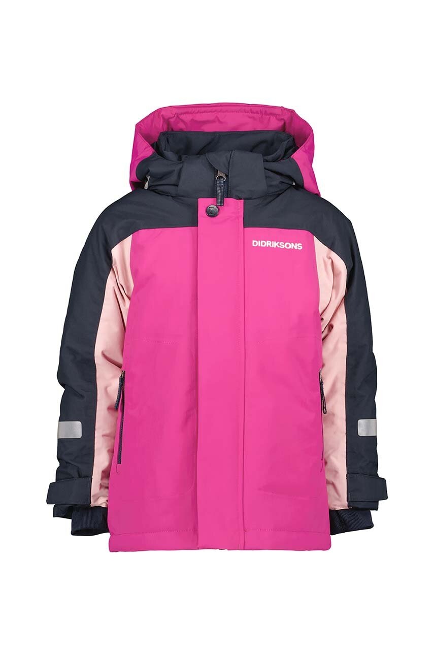 Дитяча куртка Didriksons NEPTUN KIDS JKT колір рожевий 505472
