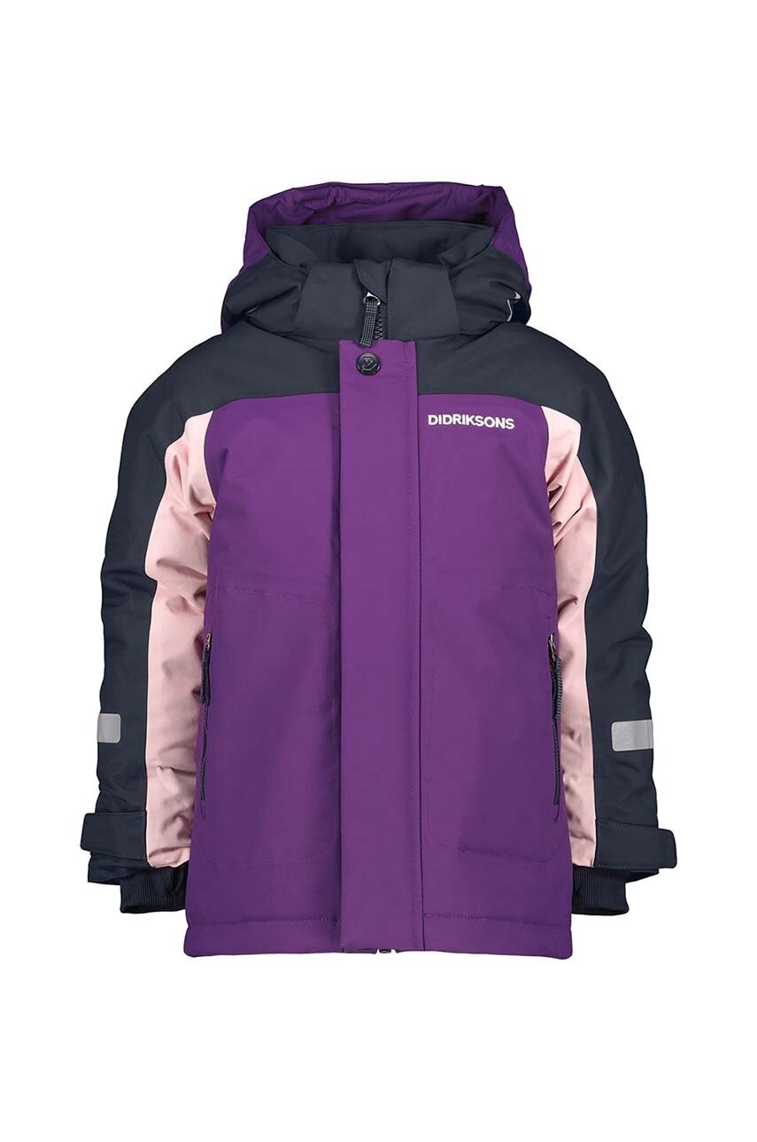 Детская куртка Didriksons NEPTUN KIDS JKT цвет фиолетовый 505472