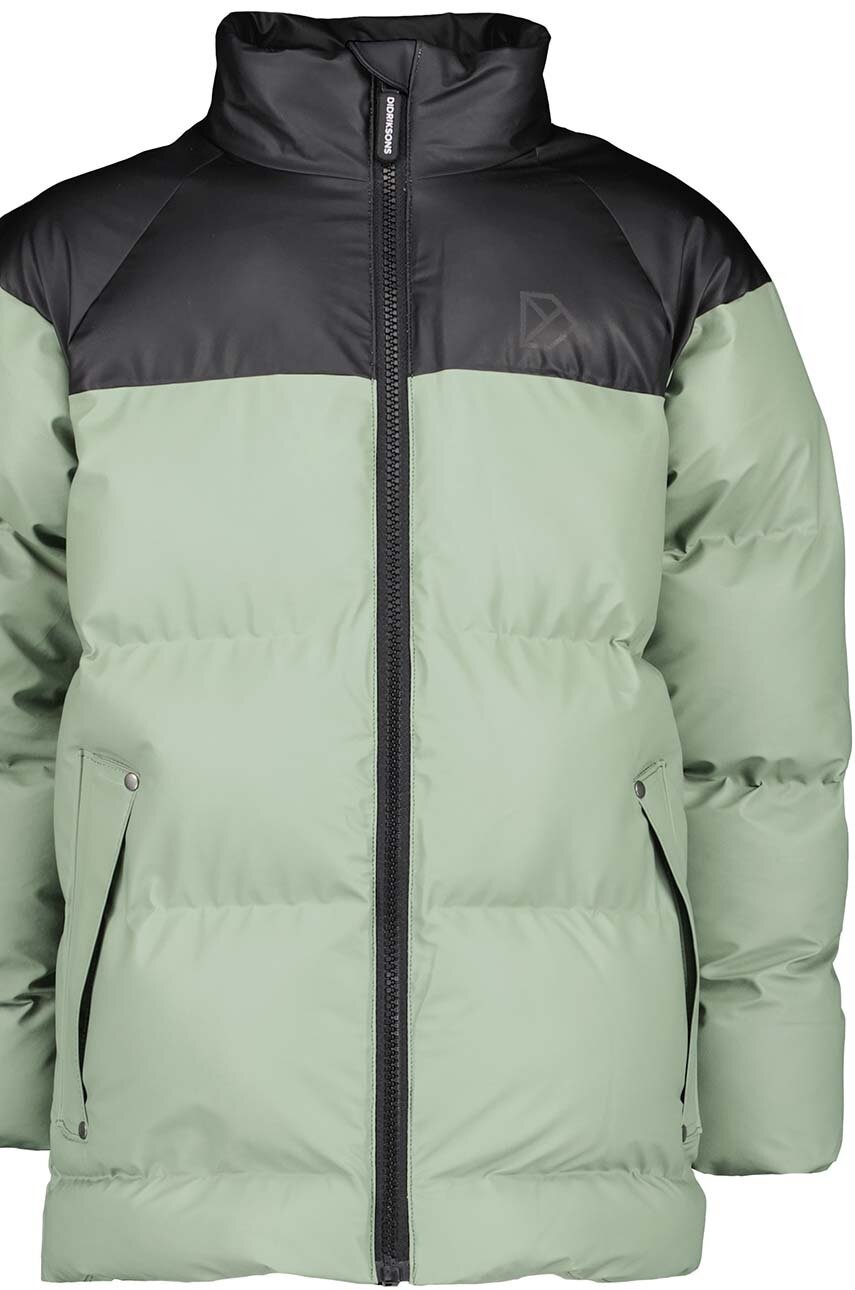 Детская куртка Didriksons MEGA KIDS JKT цвет зелёный 505364