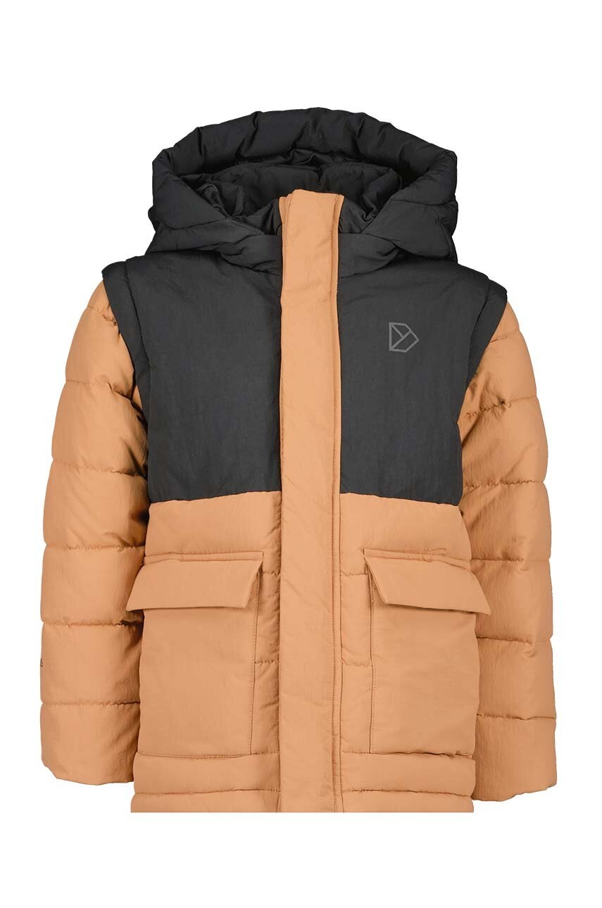 Дитяча куртка Didriksons GRANITE KIDS JKT колір коричневий 505390