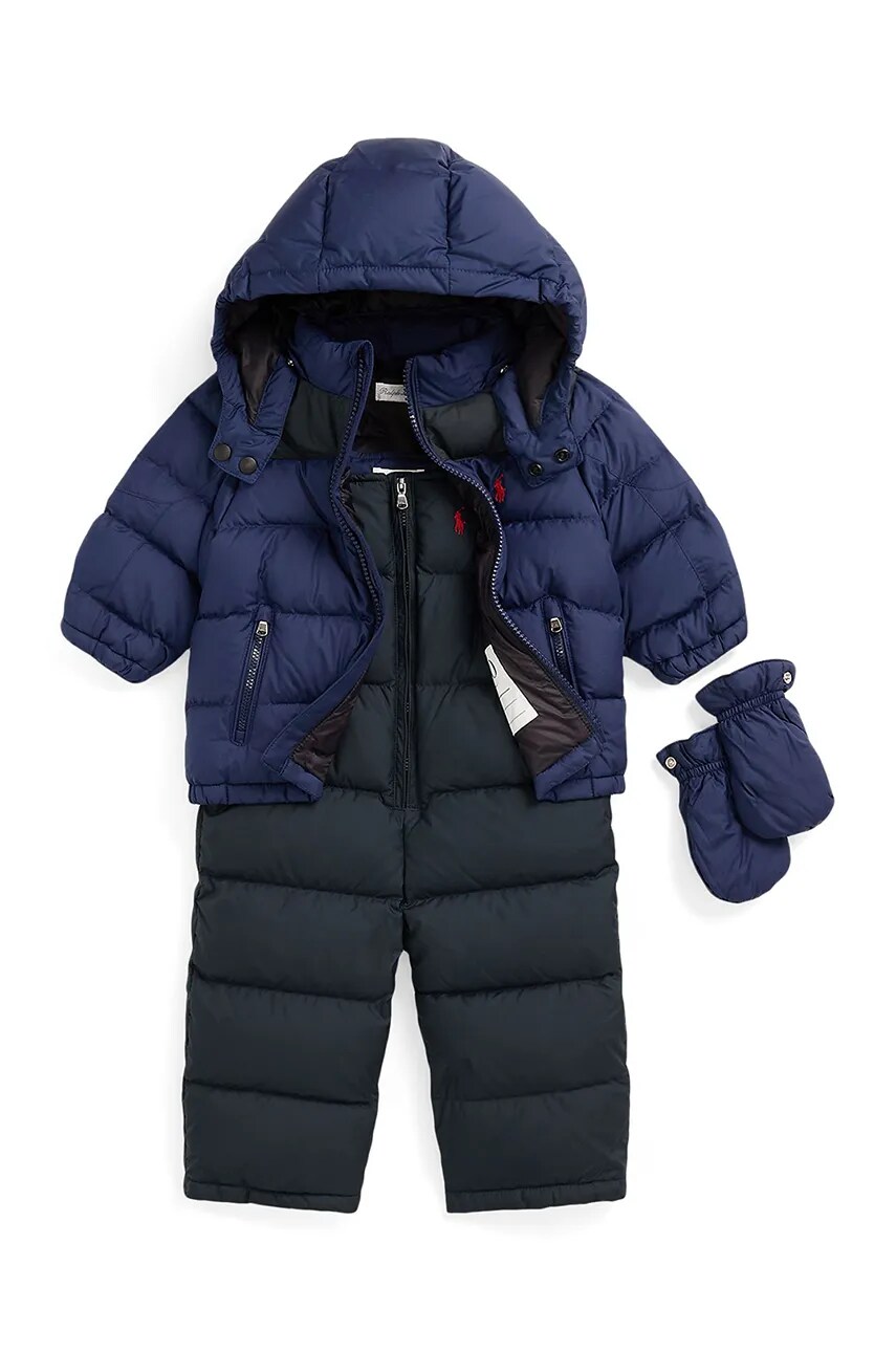 Levně Kojenecká sada Polo Ralph Lauren tmavomodrá barva, 320949271001