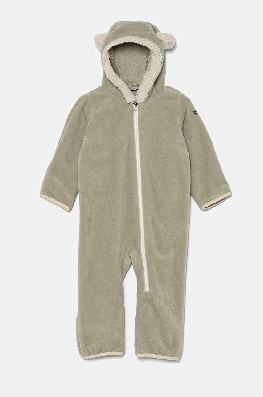 Columbia combinezon bebe Tiny Bear Bunting culoarea verde, 1523741