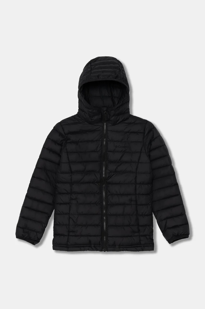 Columbia geaca copii Powder Lite culoarea negru, 2090023