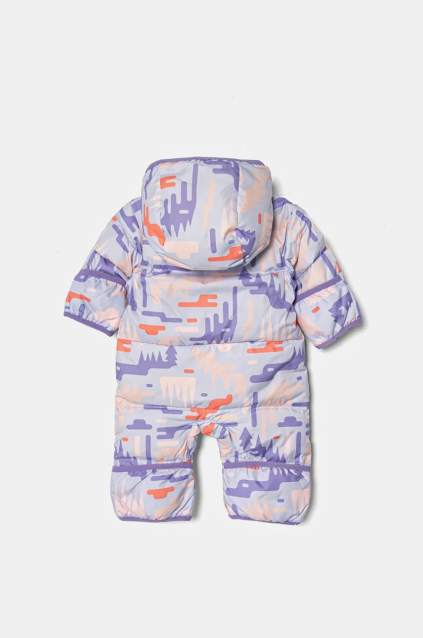 Пуховий комбінезон для немовлят Columbia Snuggly Bunny Bunting колір фіолетовий 2088791