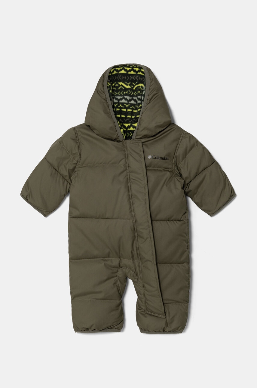 Columbia salopeta din puf pentru bebelusi Snuggly Bunny Bunting culoarea verde, 2088791 Columbia salopeta din puf pentru bebelusi Snuggly Bunny Bunting culoarea verde, 2088791