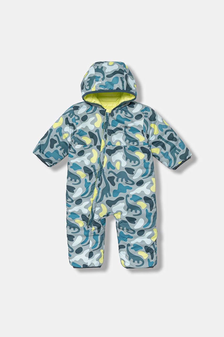 Columbia combinezon bebe Powder Lite Reversible Bunting culoarea bej, 2088751