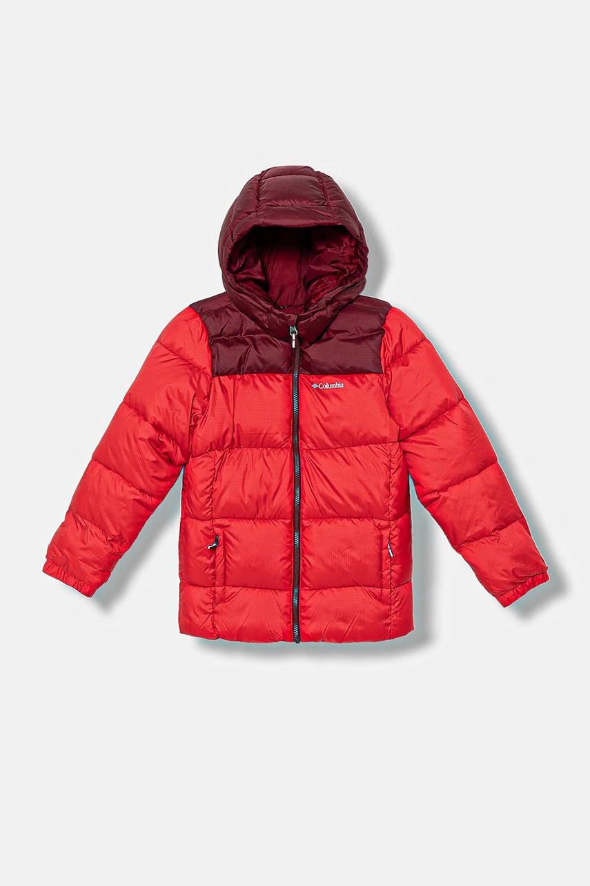 Columbia geacă Puffect culoarea portocaliu, 2096272