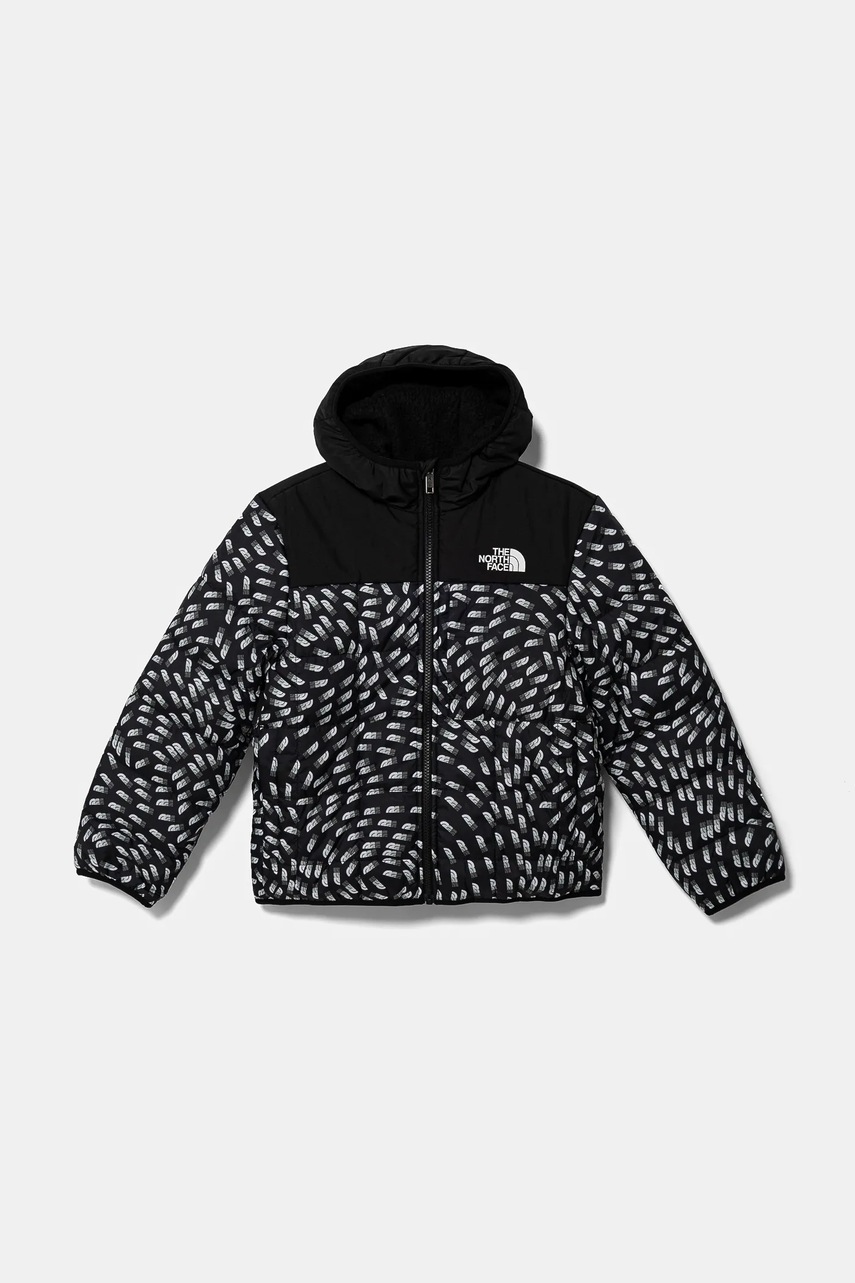 

Детско яке с две лица The North Face REVERSIBLE SHASTA F/Z HOODED JACKET в черно NF0A88TP4EI1, Черен