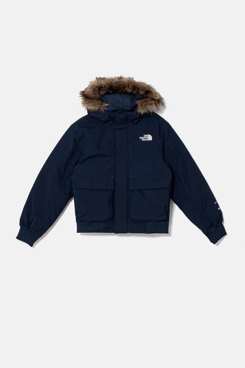 The North Face geaca de puf pentru copii MCMURDO HOODED JACKET culoarea albastru marin, NF0A88V38K21 The North Face geaca de puf pentru copii MCMURDO HOODED JACKET culoarea albastru marin, NF0A88V38K21