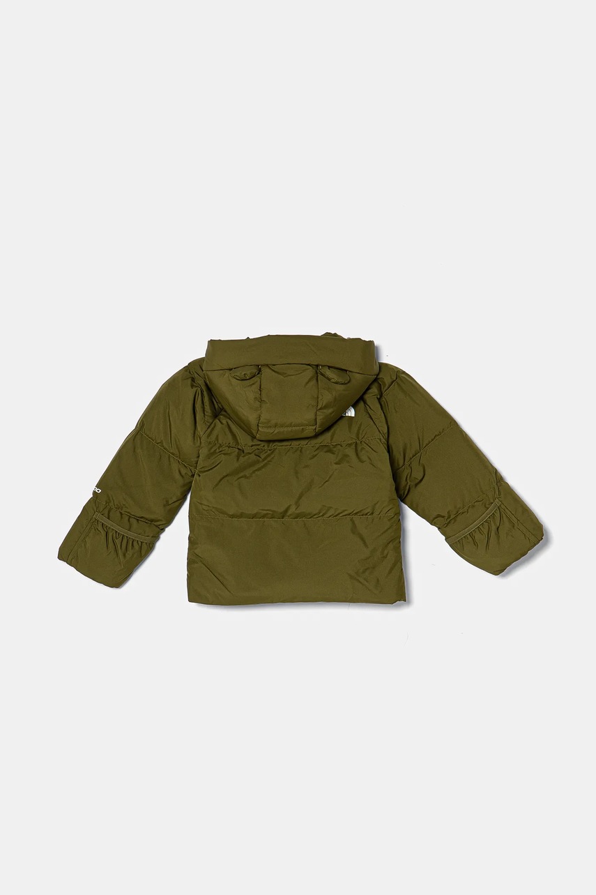 Пуховик дитячий The North Face BABNORTH DOWN FLEECE LINED JACKET колір зелений NF0A88W2PIB1
