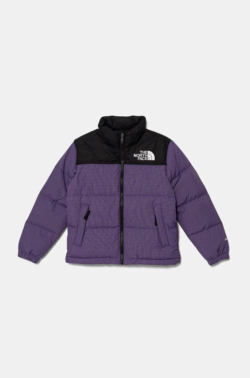 The North Face geaca de puf pentru copii TEEN 1996 RETRO NUPTSE JACKET culoarea violet, NF0A8A4C6KO1