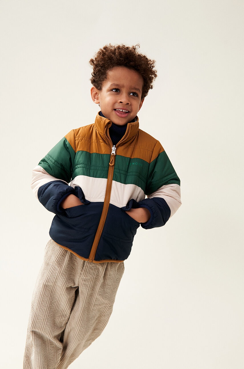 Liewood geaca reversibila pentru copii Maxson Reversible Jacket culoarea albastru marin, LW19091 Liewood geaca reversibila pentru copii Maxson Reversible Jacket culoarea albastru marin, LW19091