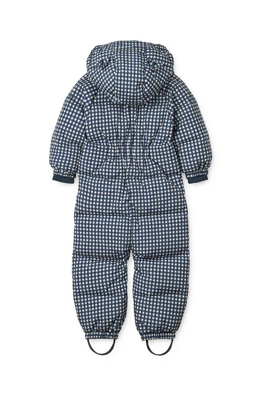 Liewood Salopete De Iarnă Pentru Bebeluși Sylvie Baby Snowsuit Culoarea Albastru Marin, LW19403