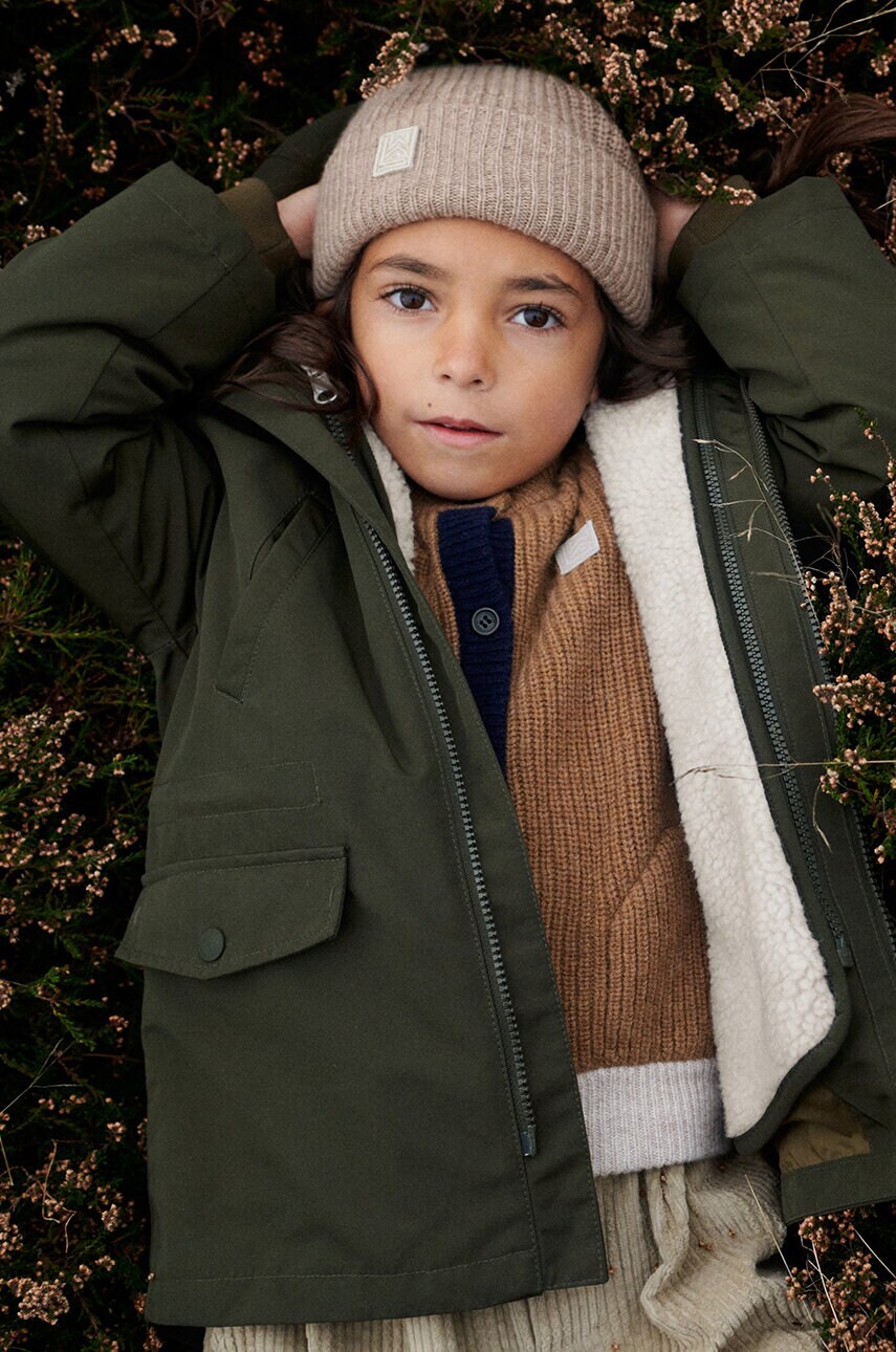 

Детско яке Liewood Timber 2 in 1 Jacket в зелено LW19438, Зелен