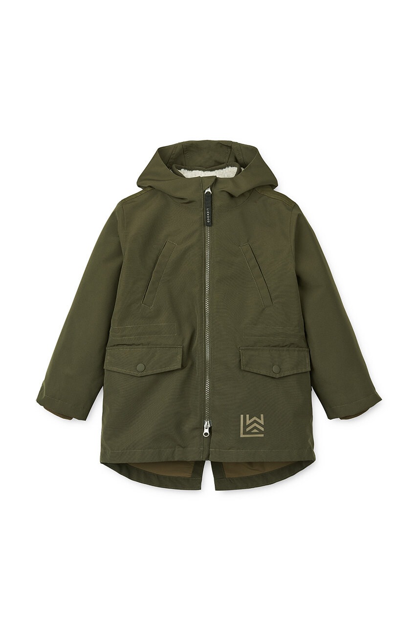 Детская куртка Liewood Timber 2 in 1 Jacket цвет зелёный LW19438