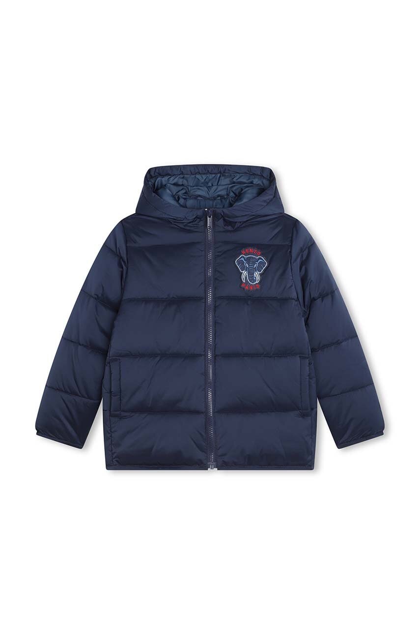 Kenzo Kids geaca copii culoarea albastru marin, K60725