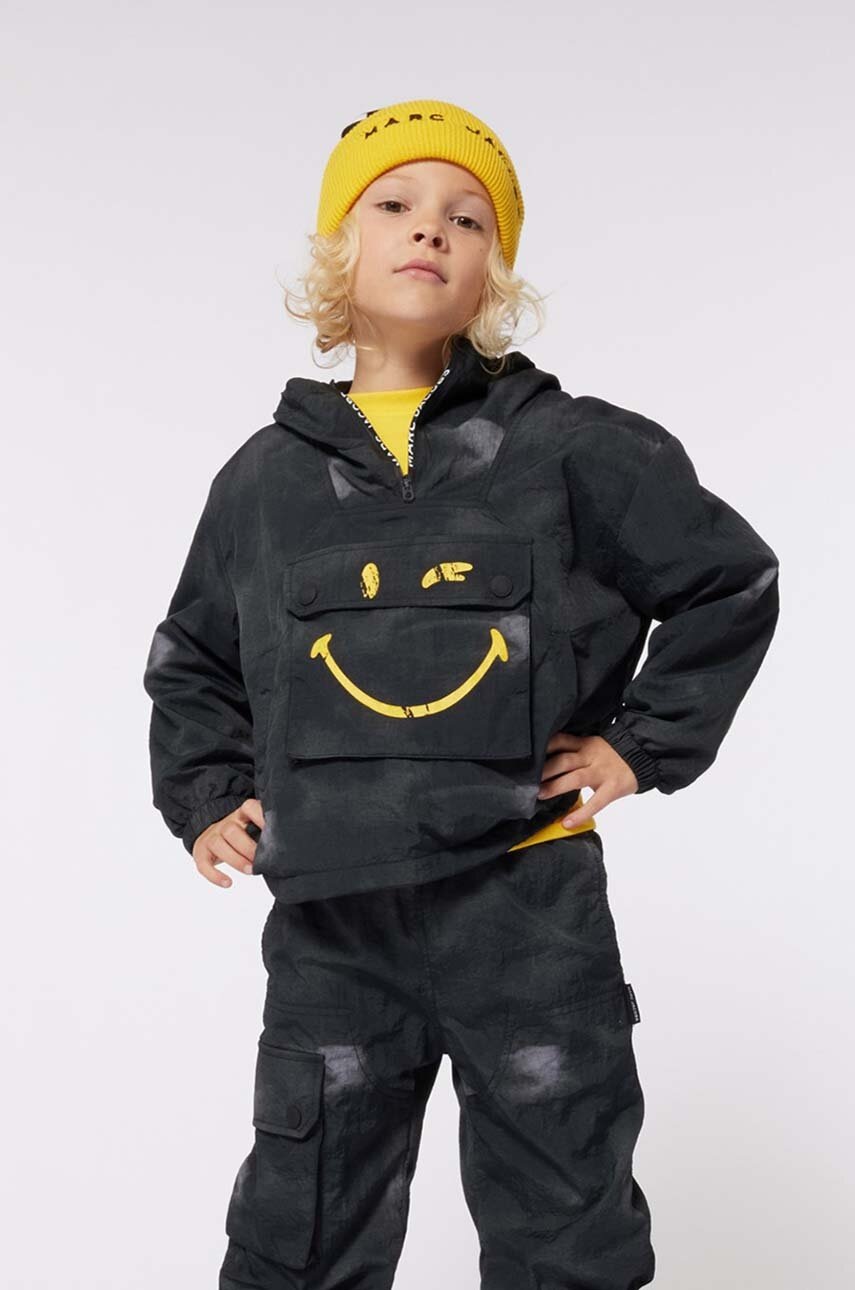 Marc Jacobs geaca copii culoarea negru, W60298