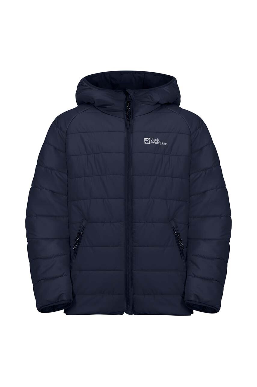 Jack Wolfskin geaca copii culoarea albastru marin, 1604145 Jack Wolfskin geaca copii culoarea albastru marin, 1604145