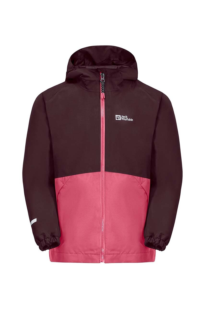 Jack Wolfskin geaca copii culoarea roz, 1610081