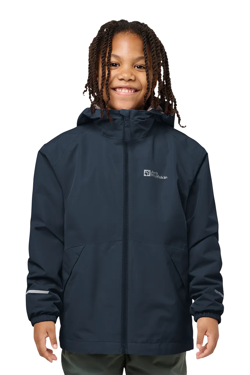 Детская куртка Jack Wolfskin цвет розовый 1610081 Детская куртка Jack Wolfskin цвет розовый 1610081