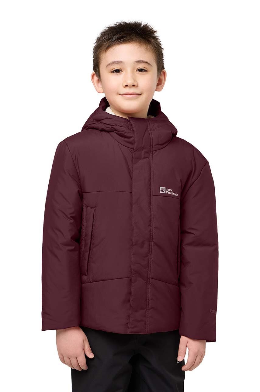 Jack Wolfskin geaca de iarna pentru copii culoarea violet, A61847 Jack Wolfskin geaca de iarna pentru copii culoarea violet, A61847